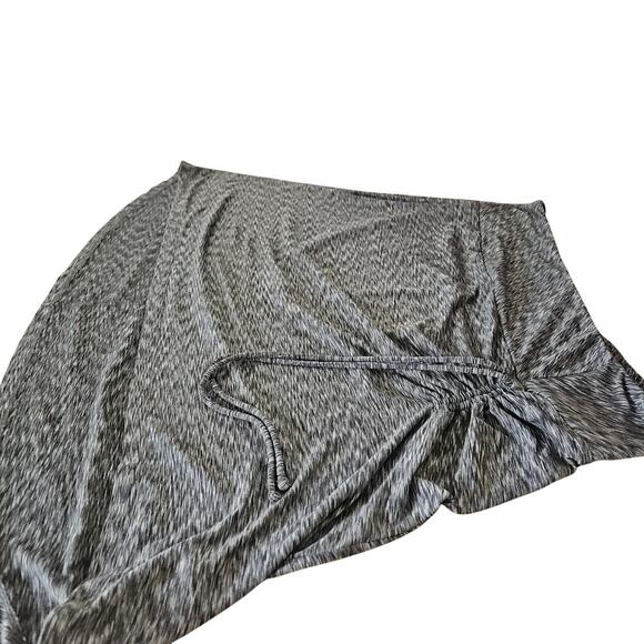 North Face Cypress Pull-On Ruched Tie Asymmetrical Stretch Grey Skirt Size XL - Picture 4 of 7